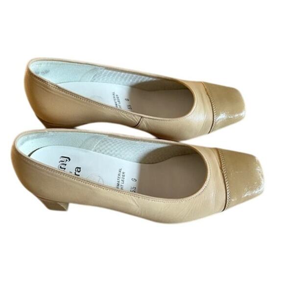 Y2K jenny by ara Milano Cap-Toe Pumps 8 – Beige/Tan Leather, - Picture 6 of 11